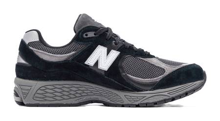 New Balance 2002R Black Dark Grey White  vjsneaker.com