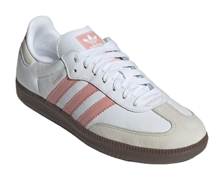 Samba Womens Adidas Originals Og White Wonder Mauve  vjsneaker.com