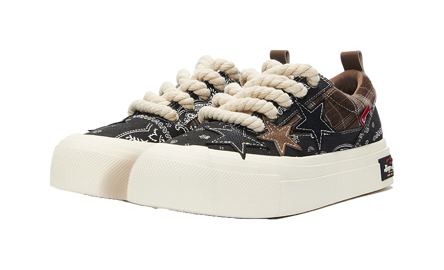 KAALIXTO Skateboarding Canvas Low 'Paisley' 