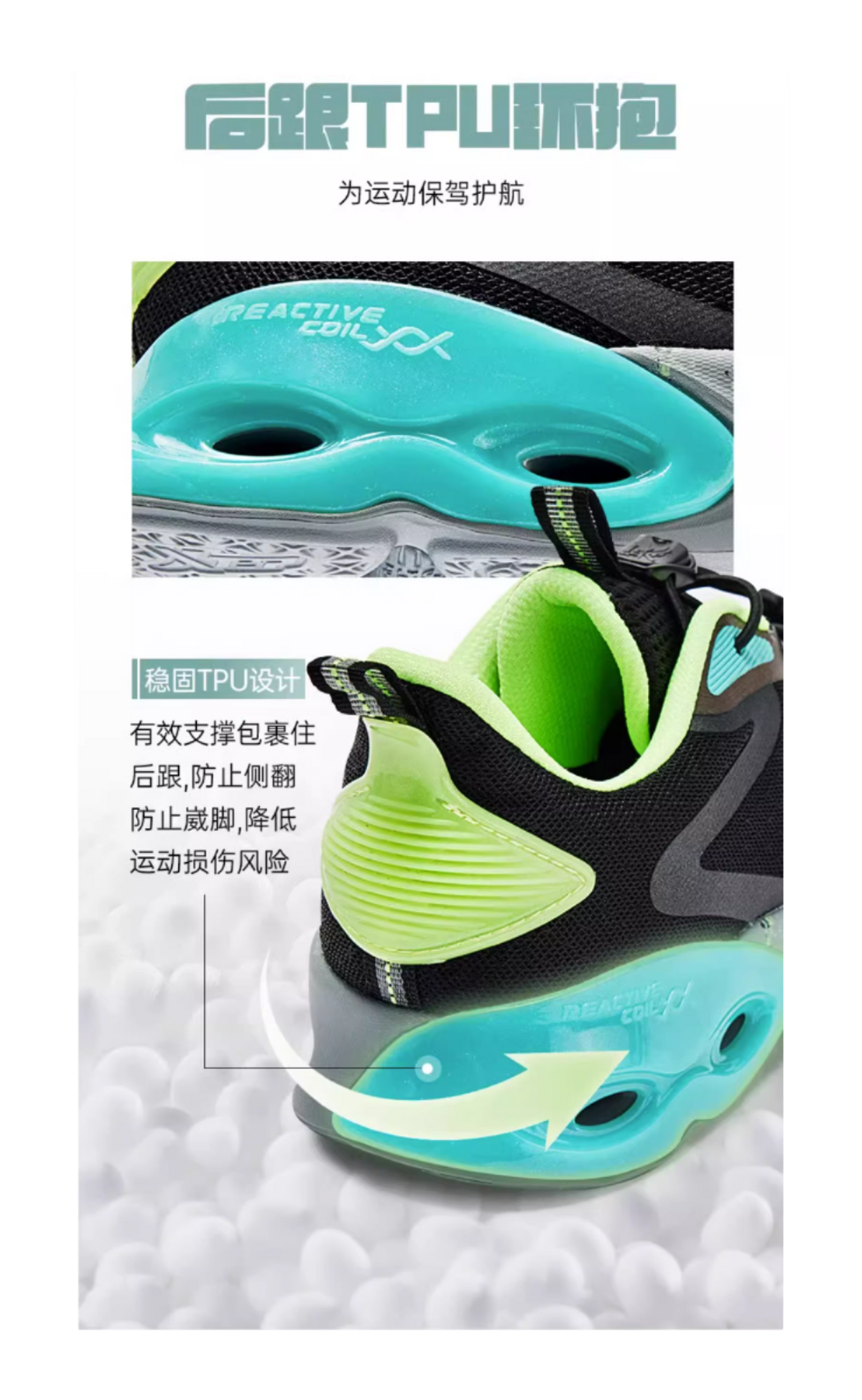 XTEP Cushioning Spin 10.0 Slip Resistant Cushioning Abrasion Resistant Rebound Support Low top Running Shoes  VJSNEAKER