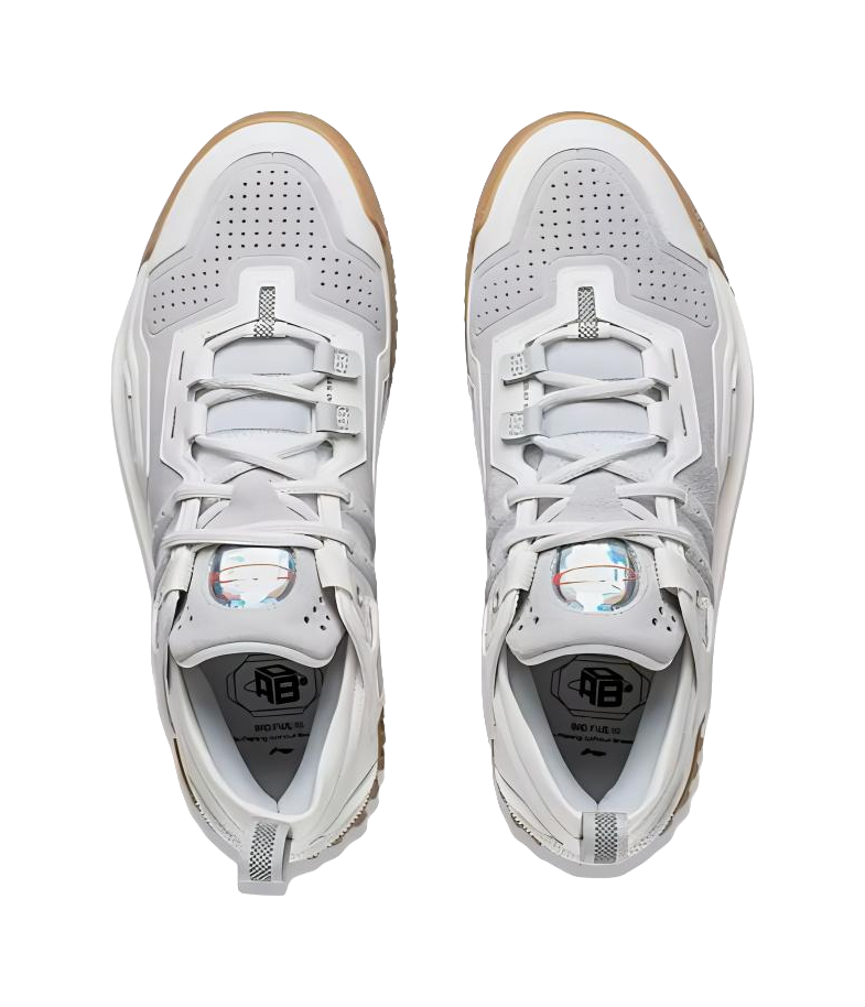 Li-Ning BadFive 3 Low White Grey ABFU005-9 - Basketball Shoes Unisex  vjsneaker.com