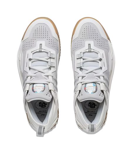 Li-Ning BadFive 3 Low White Grey ABFU005-9 - Basketball Shoes Unisex  vjsneaker.com