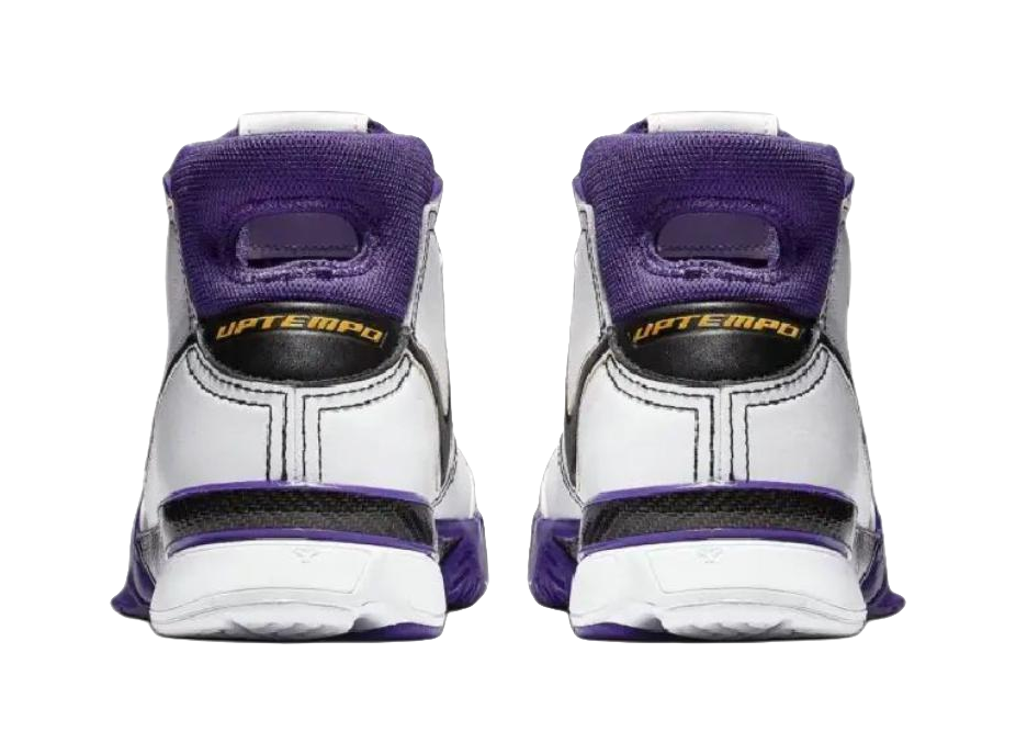Nike Zoom Kobe 1 Support Rebound High top Basketball Shoes Mens White Purple Black 2026 Edition  vjsneaker.com