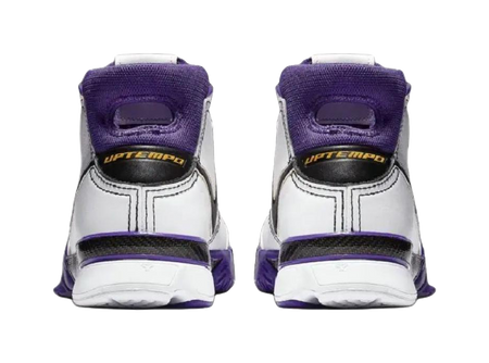Nike Zoom Kobe 1 Support Rebound High top Basketball Shoes Mens White Purple Black 2026 Edition  vjsneaker.com
