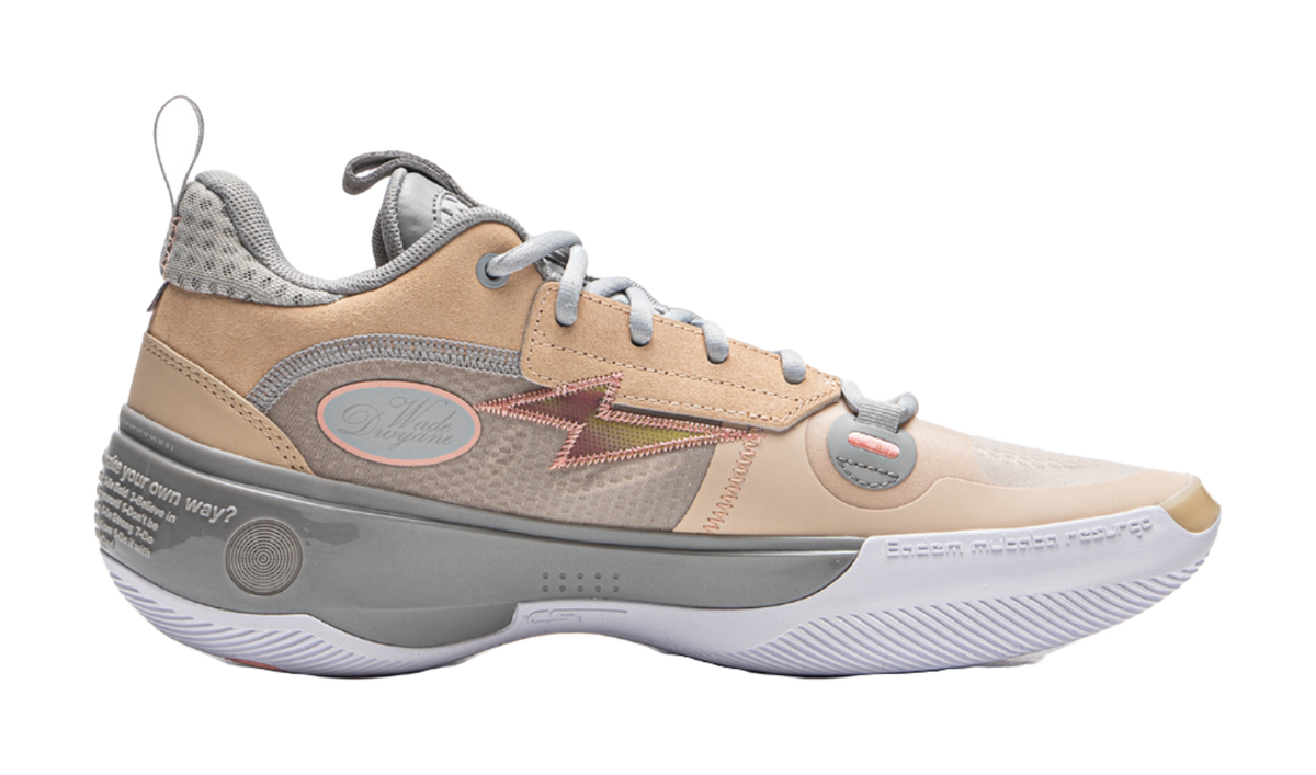 LiNing WOW 10 Way Of Wade 10 Slip Resistant Abrasion Resistant Low top Basketball Shoes Mens Sandy Umber  VJSNEAKER