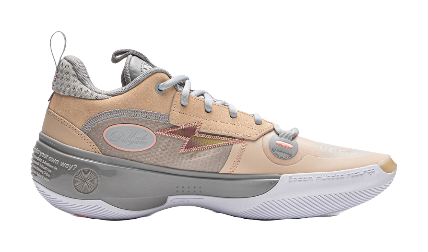 LiNing WOW 10 Way Of Wade 10 Slip Resistant Abrasion Resistant Low top Basketball Shoes Mens Sandy Umber  VJSNEAKER