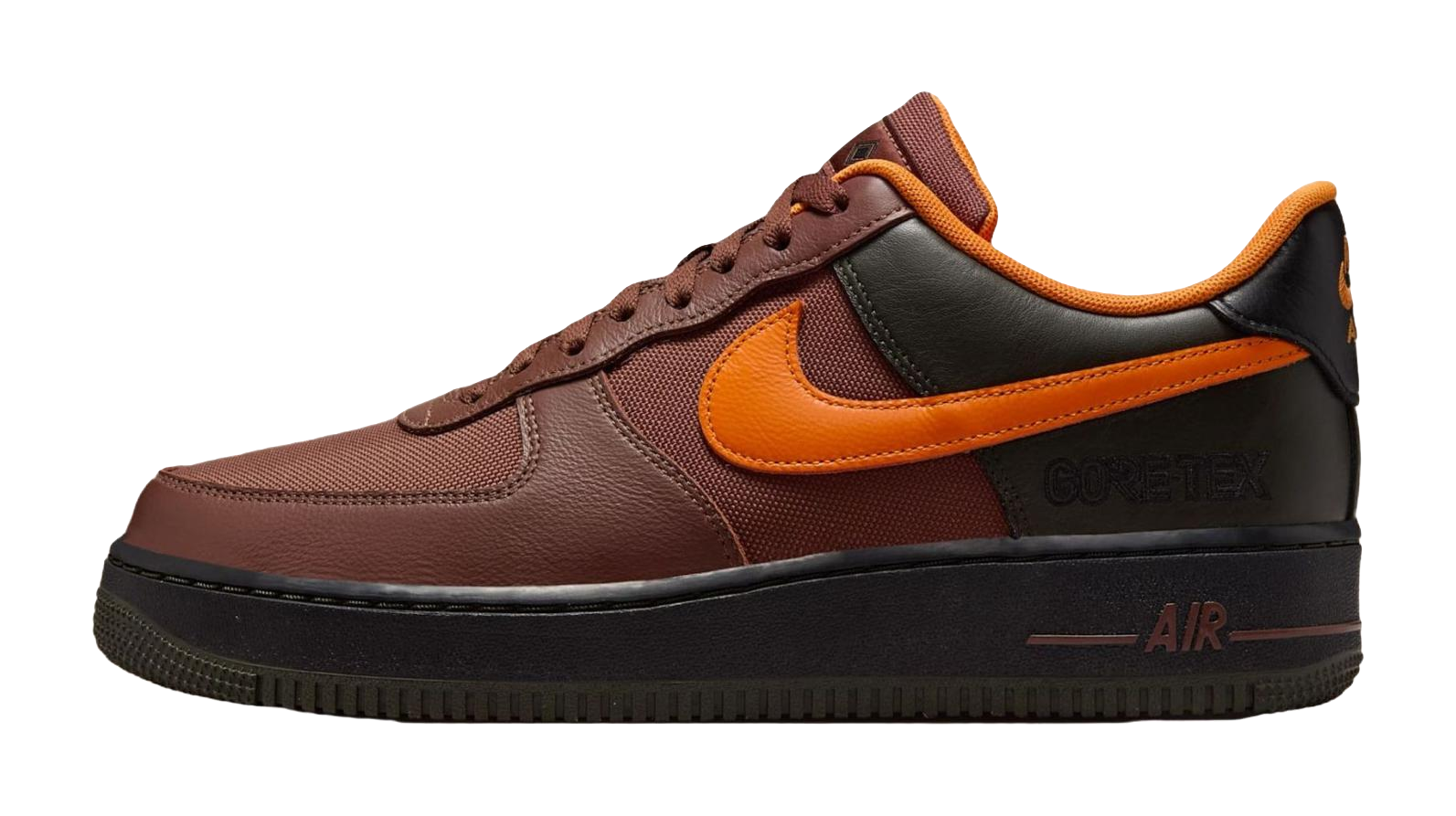 Nike Air Force 1 Breathable Low top Skateboard Shoes Unisex Brown  VJSNEAKER