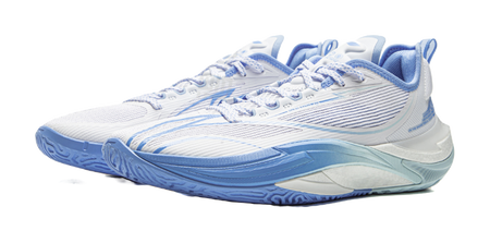 LiNing Cushioning, Slip Resistant, Abrasion Resistant, Rebound Grip Low Top Basketball Shoes Mens Standard White  VJSNEAKER