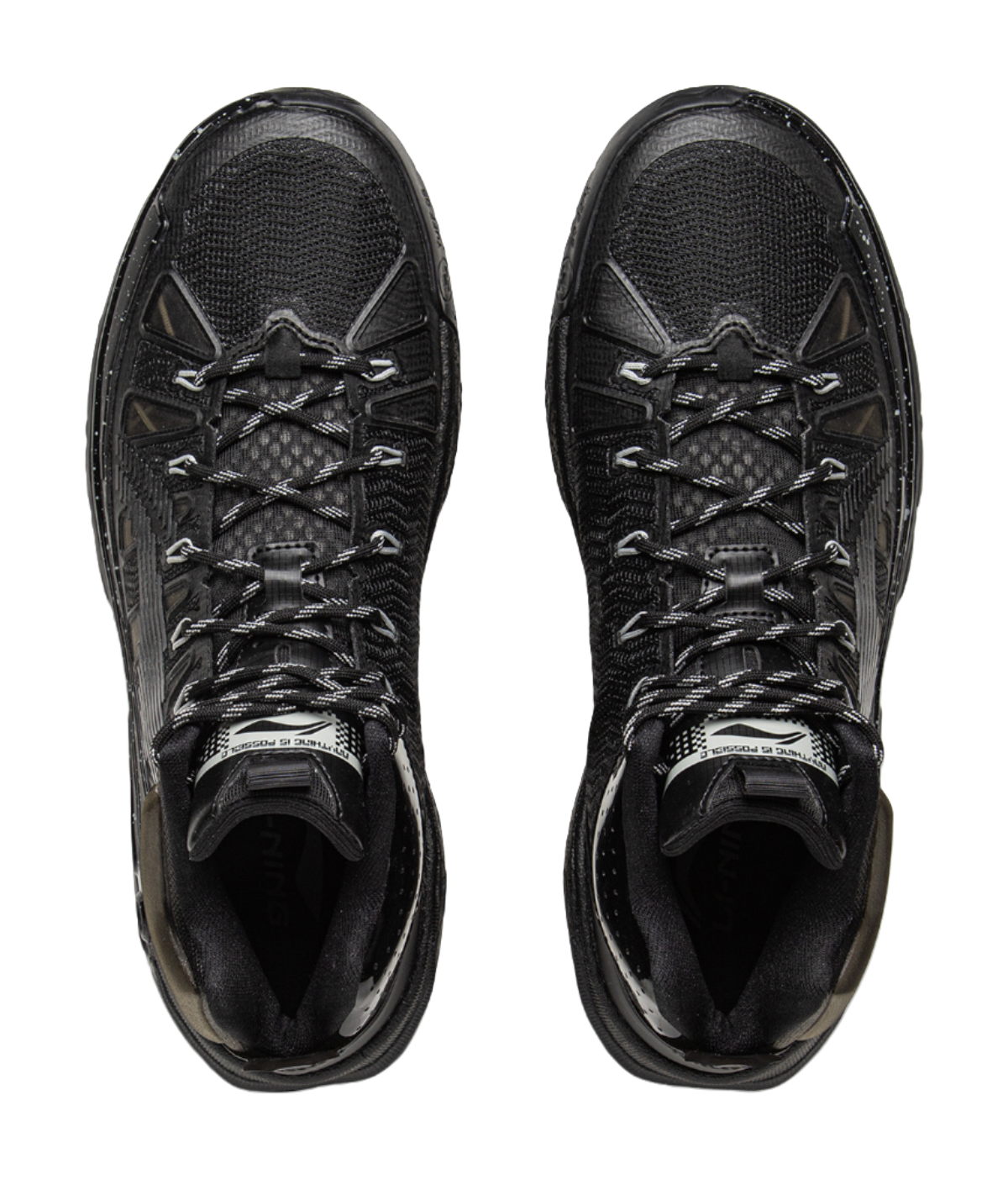 Li Ning Jie Ao 2High Basketball Shoes Mens High top Black  VJSNEAKER