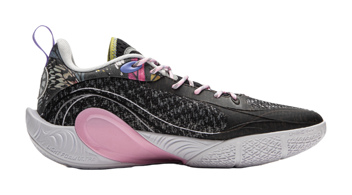 LiNing DLO1 Cushioning Slip Resistant Abrasion Resistant Lightweight Rebound Grip Low top Basketball Shoes Mens Black  VJSNEAKER