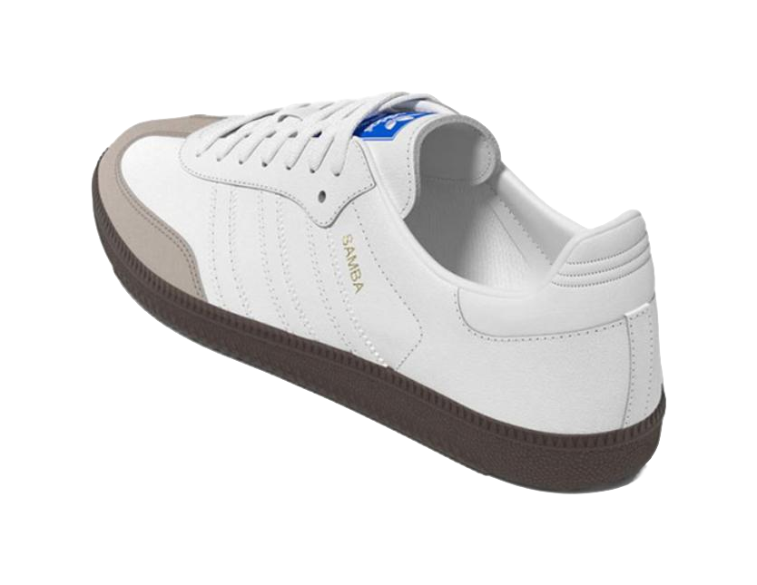Adidas Samba Cloud White Blue Gum Mens  vjsneaker.com