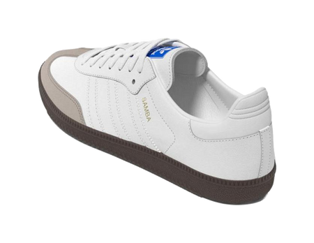 Adidas Samba Cloud White Blue Gum Mens  vjsneaker.com