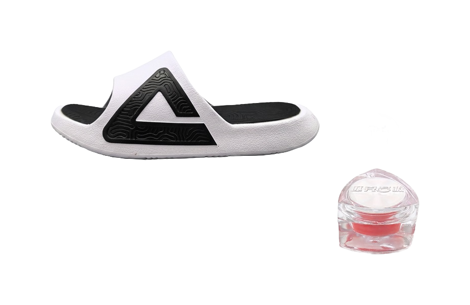PEAK Taichi Slippers Slide Slippers Unisex White Black