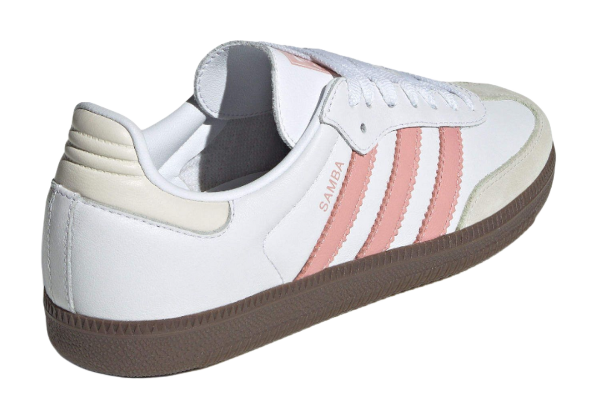Samba Womens Adidas Originals Og White Wonder Mauve  vjsneaker.com