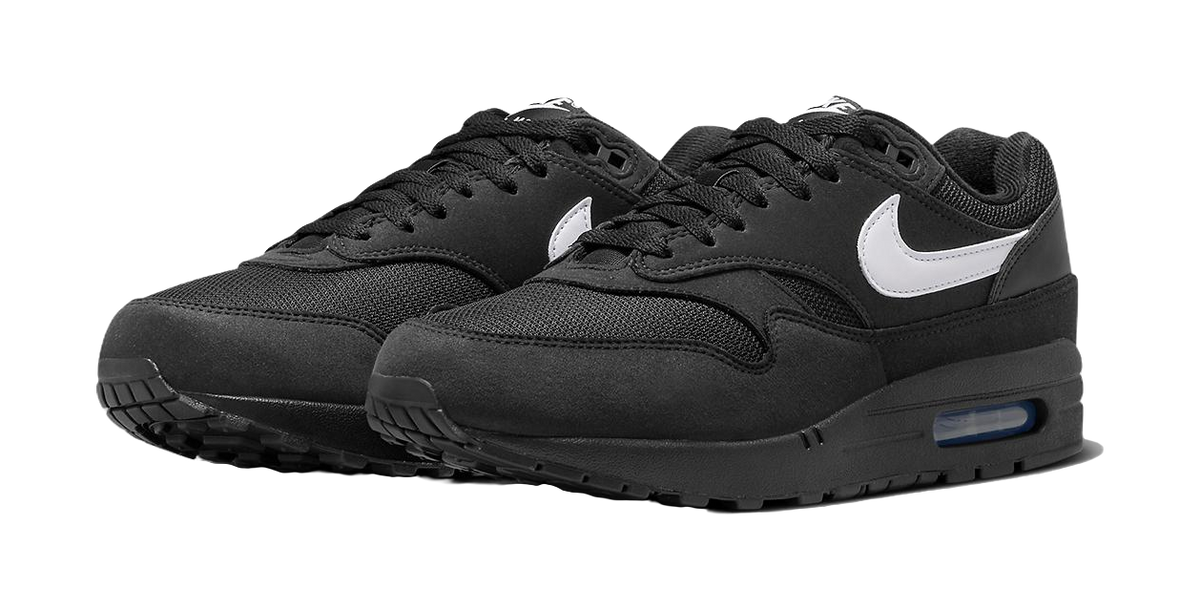 Nike Air Max 1 Black White Swoosh  vjsneaker.com
