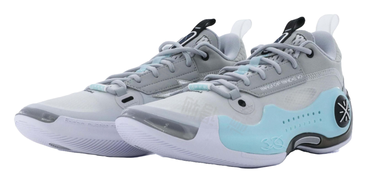 LiNing Non-slip Wear-resistant Shock Absorption Low-Top Basketball Shoes Mens Blue  VJSNEAKER