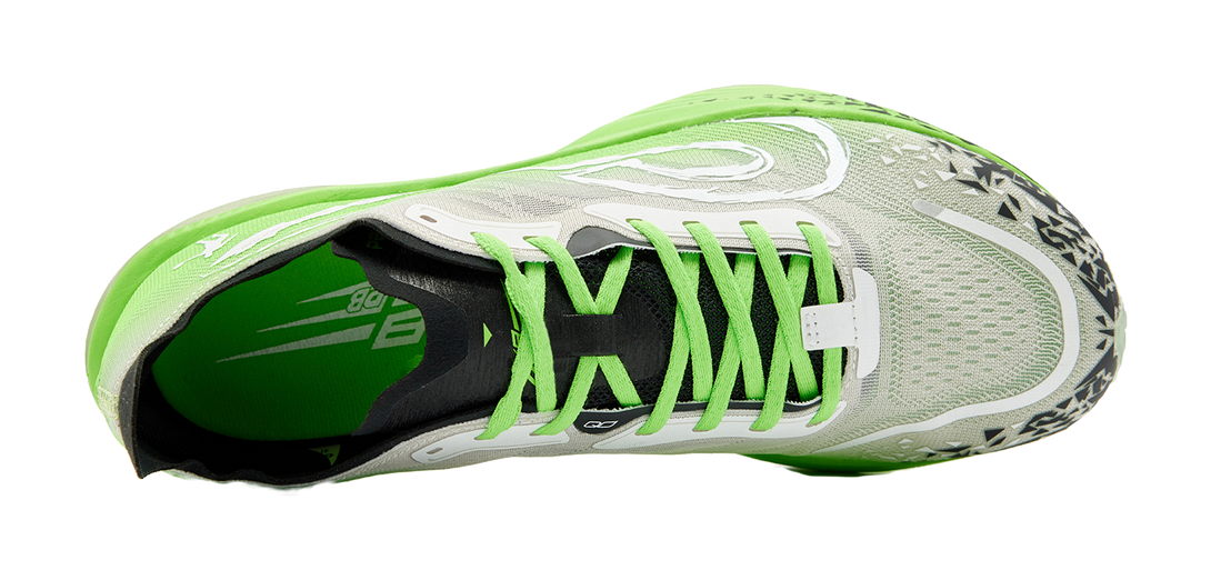 QIAODAN Feiying PB3 Enhanced Edition Running Shoes Men's Low top Light Gray Gull Blue 