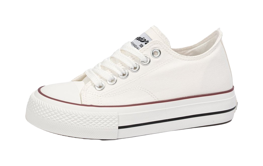 Warrior Abrasion Resistant, Breathable, Lightweight Low top Canvas Shoes Women's White 