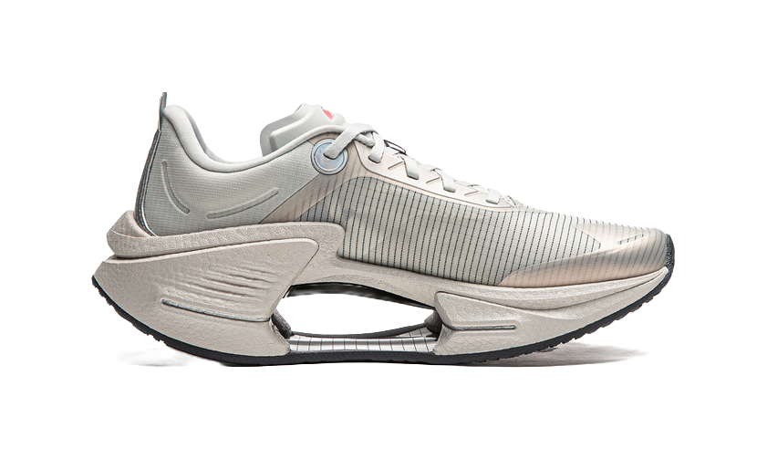 Li Ning Shadow 3 Essential Cushioning Support Rebound Low top Training Racing Running Shoes Mens Gray Black  VJsneaker