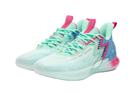 361° BIG3 4.0 PRO Cushioning Slip Resistant Abrasion Resistant Rebound Low top Basketball Shoes Mens Blue  vjsneaker.com