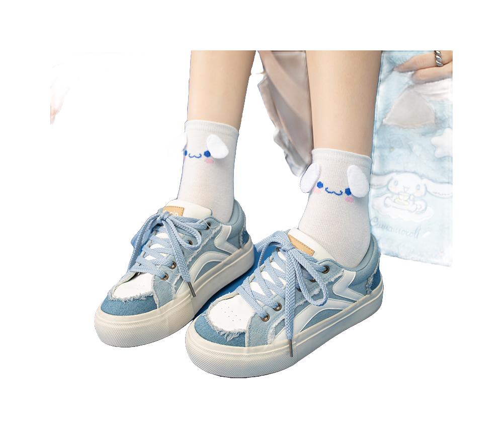 TUOPIN Pie Shoes Dopamine Pair, Couple's Skateboard Shoes Unisex 