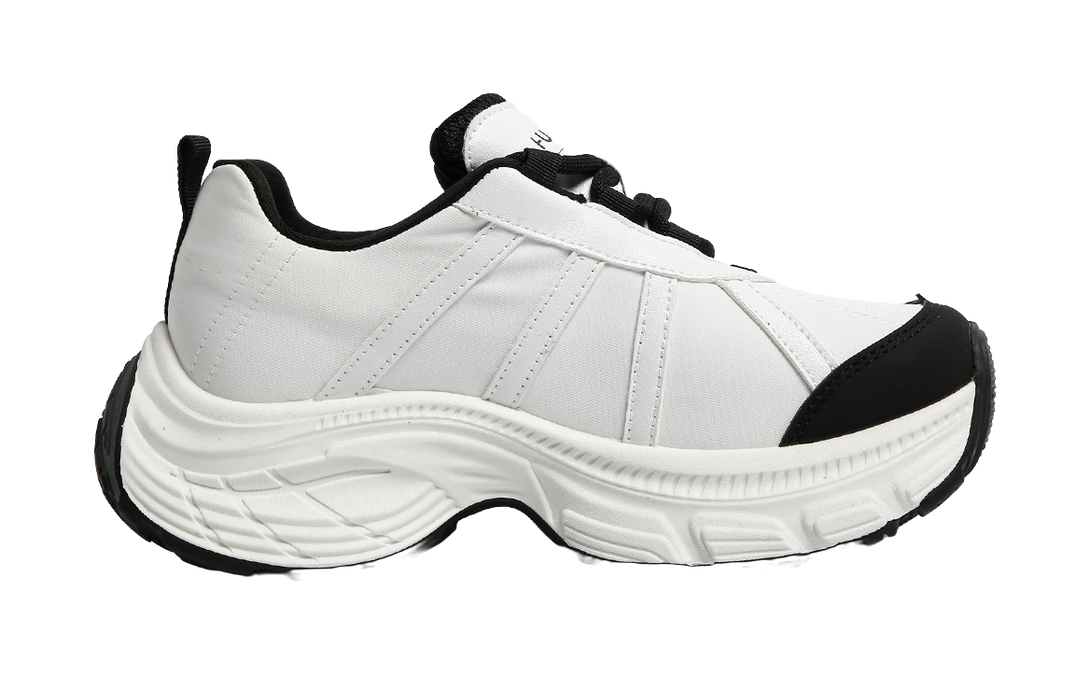 HUANQIU Abrasion Resistant Lightweight Slip Resistant Low top Chunky Sneakers Women's 