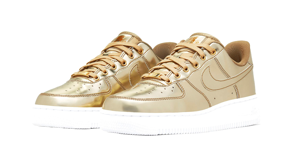 Nike Air Force 1 Low Metallic Gold Womens  vjsneaker.com