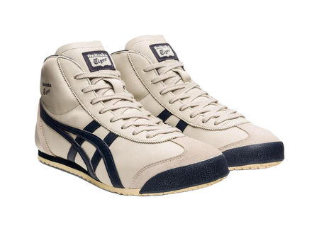 Onitsuka Tiger Mexico Mid Runner Birch Indian Ink  vjsneaker.com