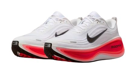 Nike Vomero Plus White Black Bright Crimson  vjsneaker.com