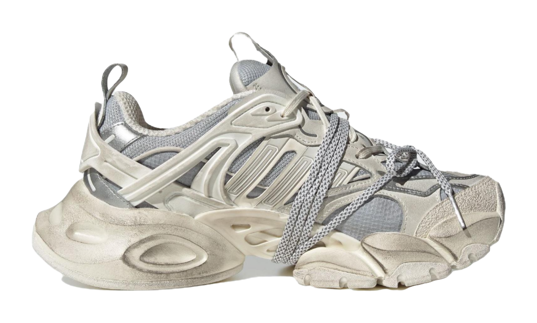 Adidas Vento Xlg Deluxe White Silver Metallic  vjsneaker.com