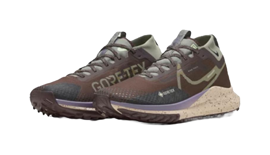 Nike React Pegasus Trail 4 Gtx Brown Green  vjsneaker.com