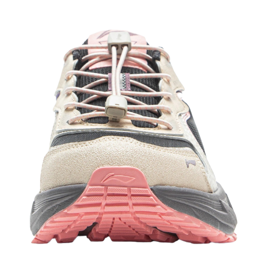 Li Ning children's outdoor synthetic leather vertical and horizontal V2 simple casual grip children's outdoor shoes  VJSNEAKER