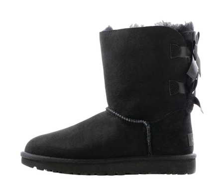 UGG Bailey Bow Ii Boot Black Womens  vjsneaker.com