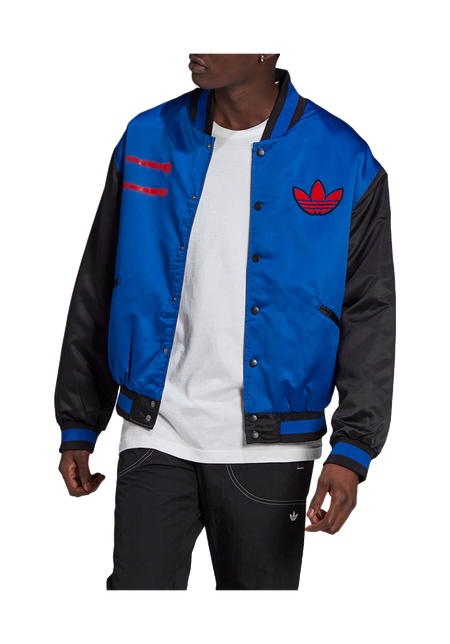 adidas originals Mens Run-dmc Collegiate Jacket Blue  vjsneaker.com
