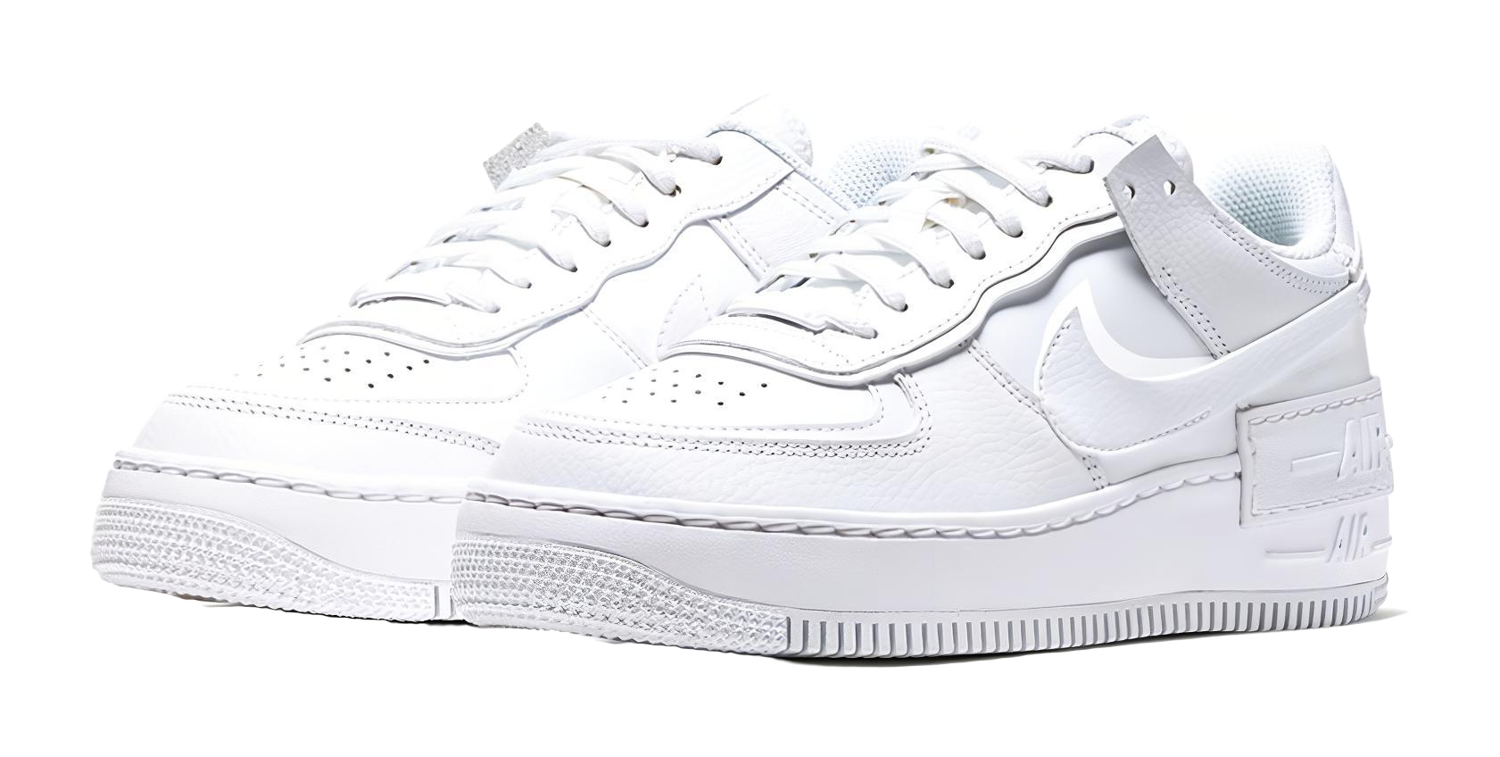 Nike Air Force 1 Shadow Triple White Womens  vjsneaker.com