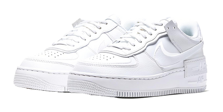 Nike Air Force 1 Shadow Triple White Womens  vjsneaker.com