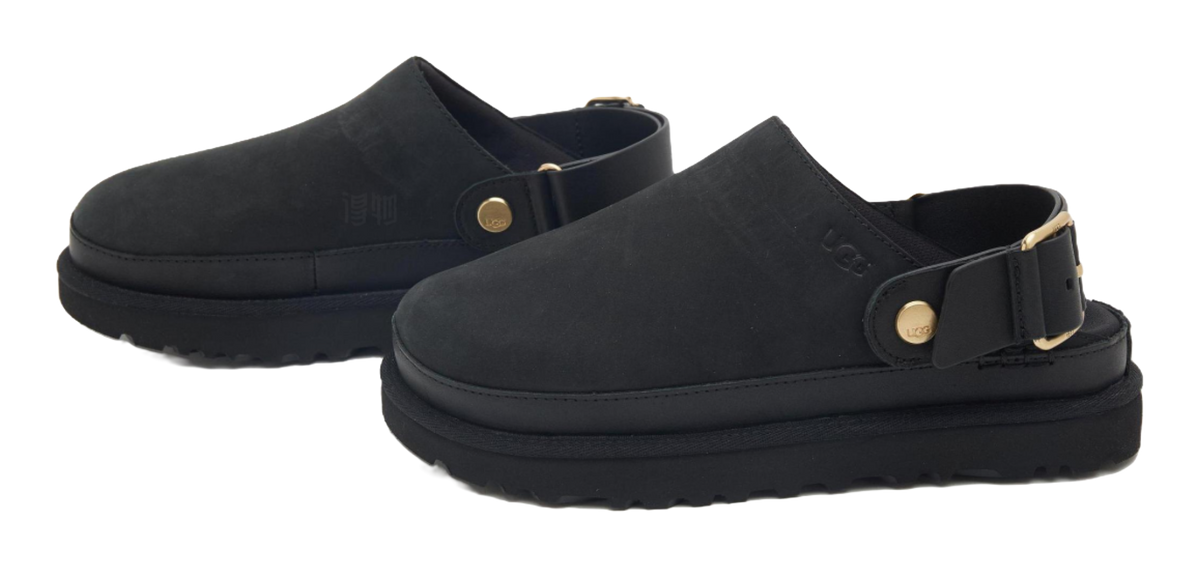 UGG Goldenstar Clog Casual Single Shoes Womens Black  vjsneaker.com