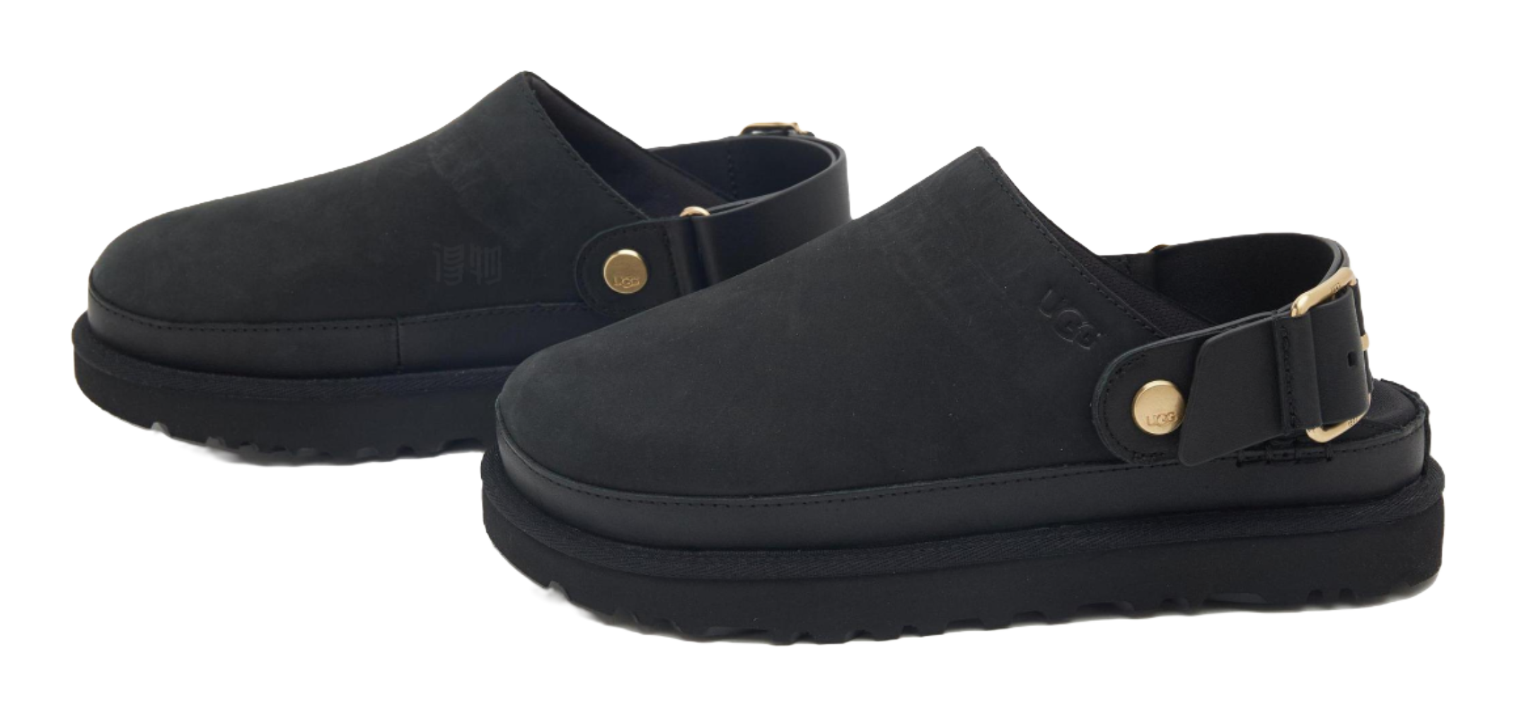 UGG Goldenstar Clog Casual Single Shoes Womens Black  vjsneaker.com