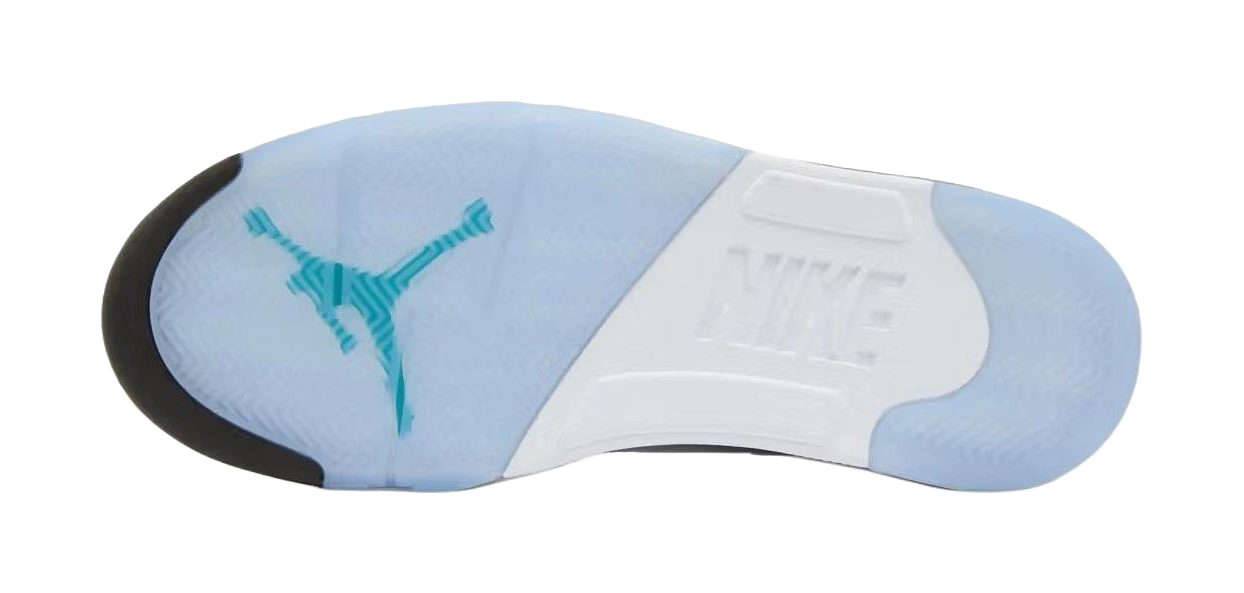 Jordan Air Jordan 5 Slip Resistant Abrasion Resistant Low top Childrens Basketball Shoes White Unisex  vjsneaker.com