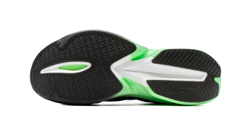 XTEP Cushioning Rebound Support Wear-Resistant Slip-Resistant Low-Top Training Running Shoes Men's Aurora Night Shadow 