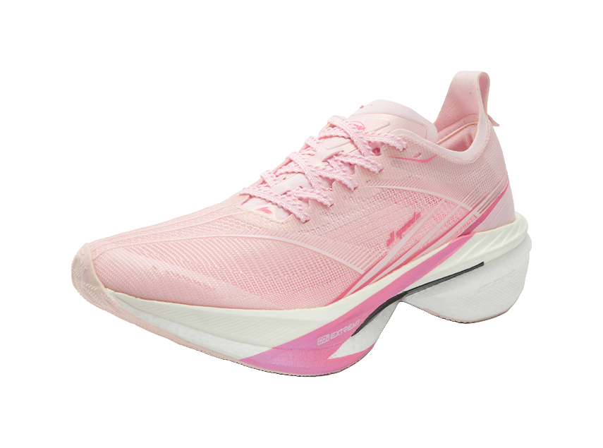 361° Flying Dragon 2.0 Running Shoes Men's Low top Pure White Pink/Bubble Gum Pink 