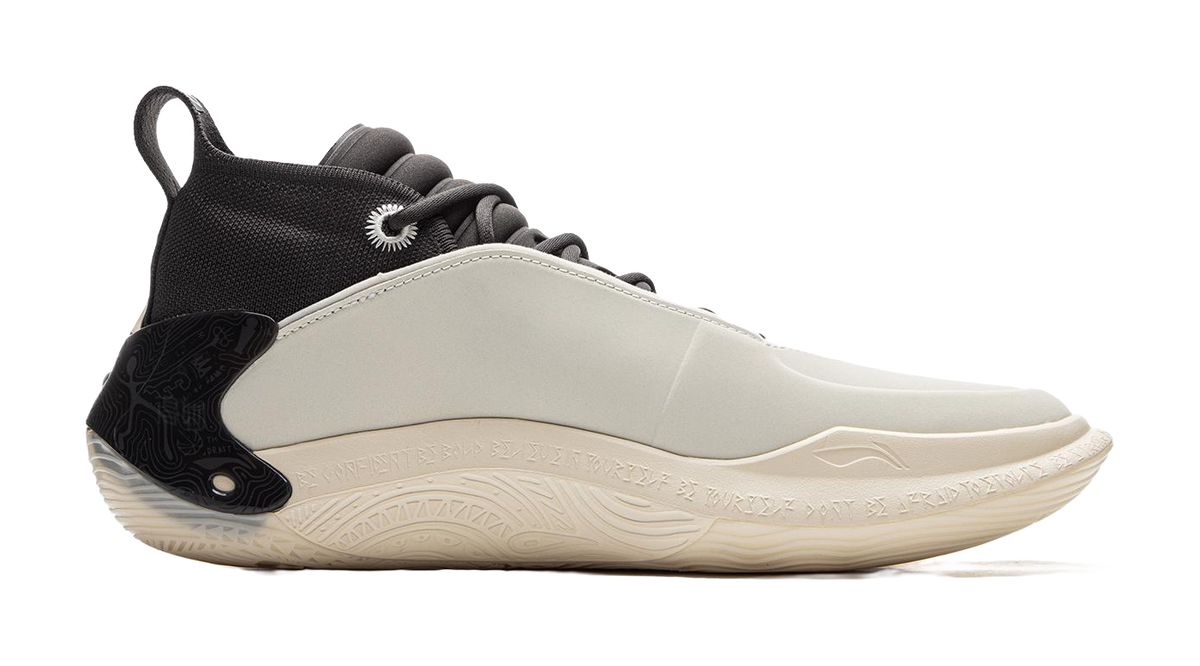 Li Ning WOW11 Basketball Shoes Mens Mid top White Black  VJSNEAKER