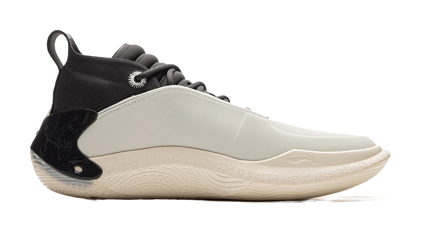 Li Ning WOW11 Basketball Shoes Mens Mid top White Black  VJSNEAKER