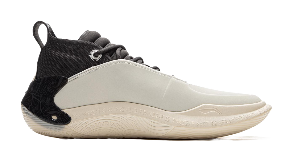 Li Ning WOW11 Basketball Shoes Mens Mid top White Black  VJSNEAKER