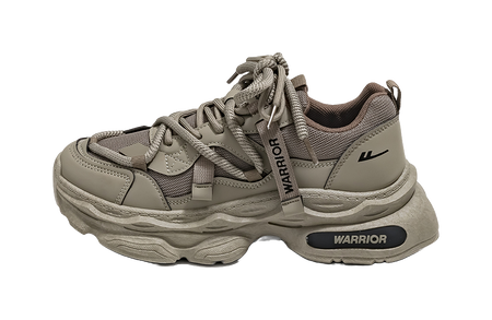 Warrior Breathable And Lightweight Low top Chunky Sneakers Mens  vjsneaker.com