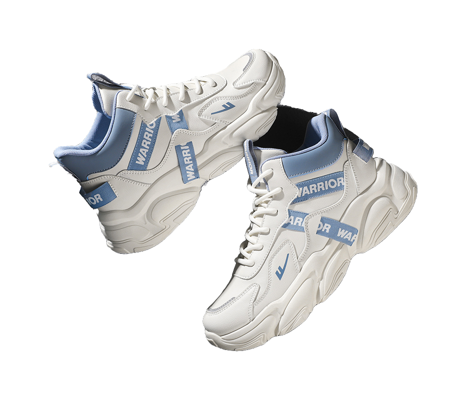 Warrior Cushioning And Breathable High top Chunky Sneakers Men's 