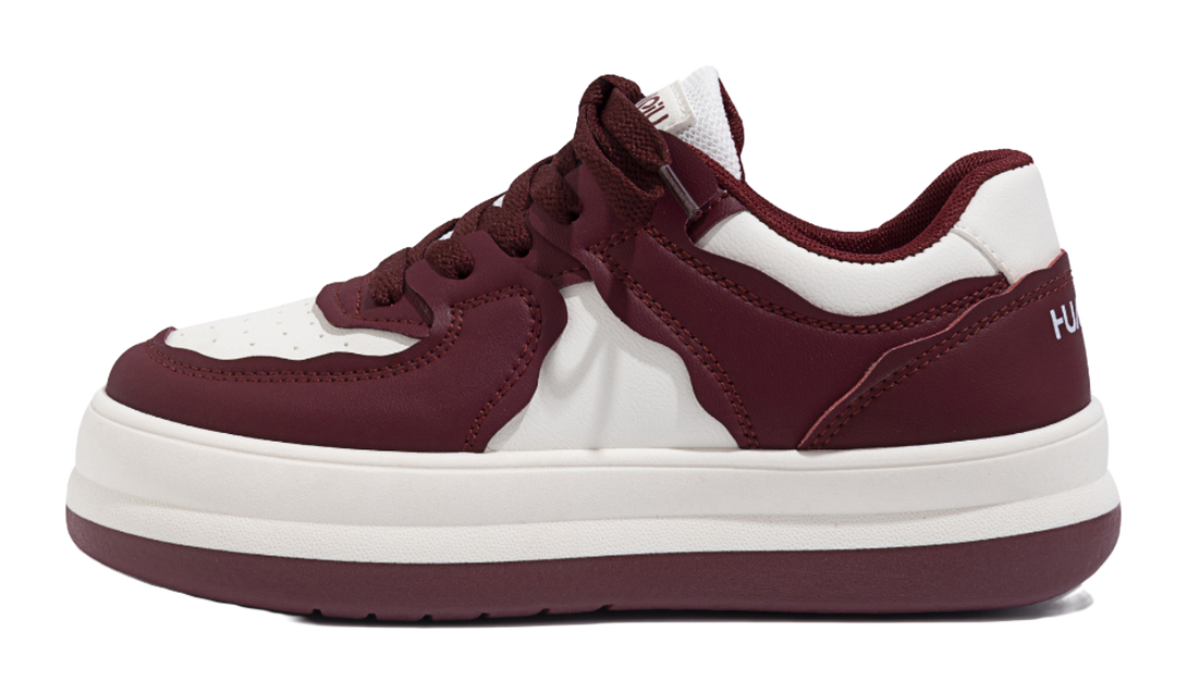 HUANQIU Coverage Thermal Abrasion Resistant Lightweight Height Increasing Low top Skateboard Shoes Women's 