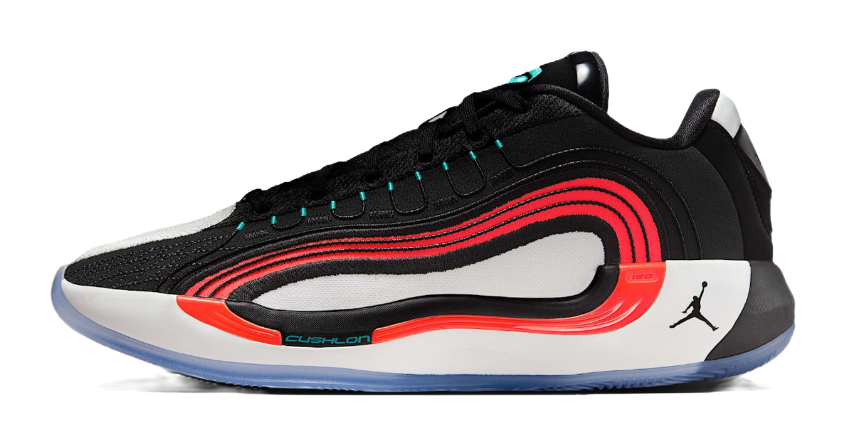 Jordan Luka 4 Anti Slip Wear Resistant Low Top Basketball Shoes Unisex Black White Red Asian Version  VJSNEAKER