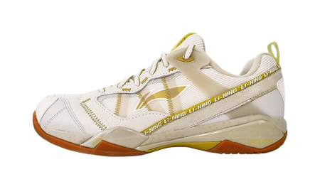 Li-Ning Invincible ACE "White Gold" AYAR015-4 - Badminton Shoe Unisex White