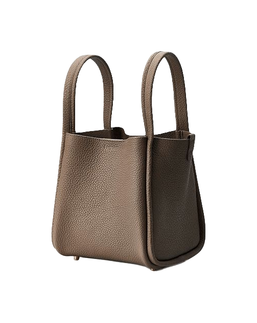 Songmont Medium Song Bag BB221061 - Full-Grain Leather Bucket Bag